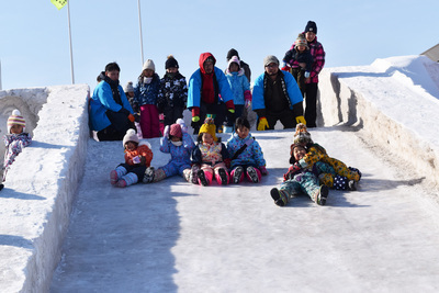 さむさむまつり_滑り台
